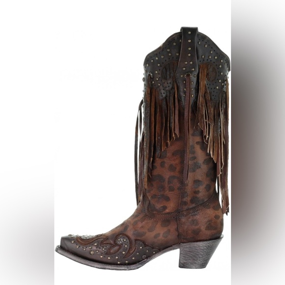 - Corral Westen/Cowboy Boot's * SIZE 6 women's Honey Goat Overlay Boot NEW… - Picture 4 of 5